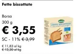 NaturaSì Fette biscottate offerta