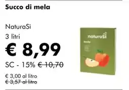 NaturaSì Succo di mela NaturaSi offerta