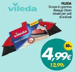 Franzy's Vileda Scopa in gomma Always Clean offerta