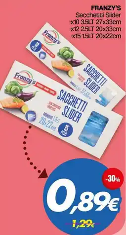 Franzy's Franzy's Sacchetti Slider offerta