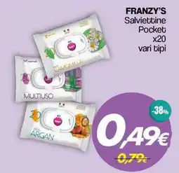 Franzy's Franzy's Salviettine Pocket offerta