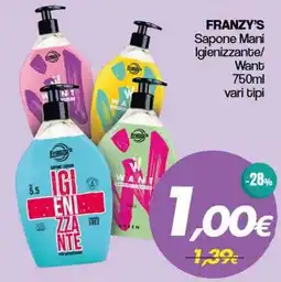 Franzy's Franzy's Sapone Mani Igienizzante offerta