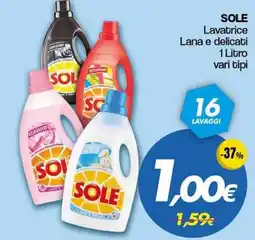 Franzy's Sole lavatrice lana e delicati offerta