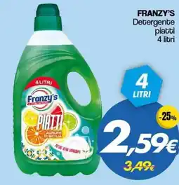 Franzy's Franzy's Detergente piatti offerta