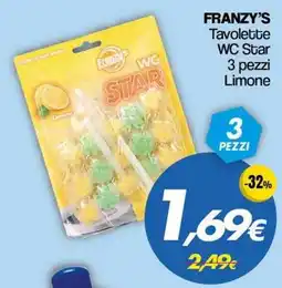 Franzy's Franzy's Tavolette WC Star offerta