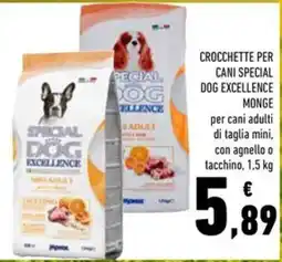 Conad Crocchette per cani Special Dog Excellence Monge offerta