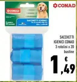 Conad Sacchetti igienici Conad offerta