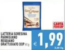 Supermercati Agorà Latteria Sorensina Parmigiano Reggiano Grattugiato Dop offerta