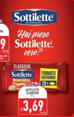 Supermercati Agorà Sottilette classiche offerta