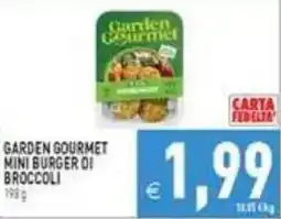 Supermercati Agorà Garden Gourmet mini burger di broccoli offerta