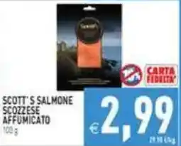Supermercati Agorà Scott's salmone scozzese affumicato offerta