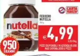 Supermercati Agorà Nutella offerta