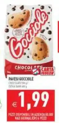 Supermercati Agorà Pavesi Gocciolè offerta