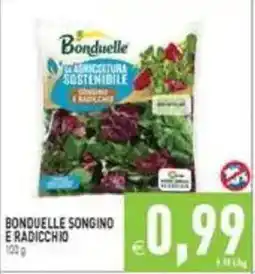Supermercati Agorà Bonduelle songino e radicchio offerta