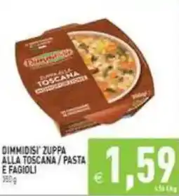 Supermercati Agorà Dimmidisi zuppa alla toscana / pasta e fagioli offerta