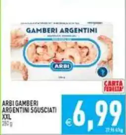 Supermercati Agorà Arbi gamberi argentini sgusciati offerta