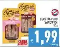 Supermercati Agorà Beretta Club Sandwich offerta