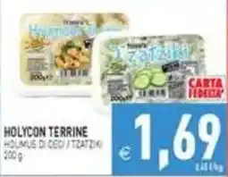 Supermercati Agorà Holycon terrine holmus di ceci / tzatziki offerta