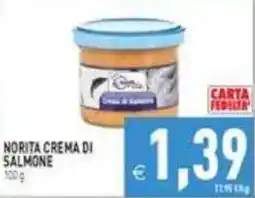 Supermercati Agorà Norita crema di salmone offerta