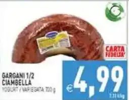 Supermercati Agorà Gargani 1/2 ciambella offerta