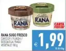 Supermercati Agorà Rana sugo fresco offerta