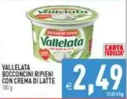 Supermercati Agorà Vallelata Bocconcini Ripieni con Crema di Latte offerta