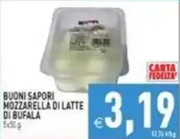 Supermercati Agorà Buoni Sapori Mozzarella di Latte di Bufala offerta