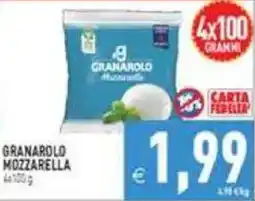 Supermercati Agorà Granarolo Mozzarella offerta