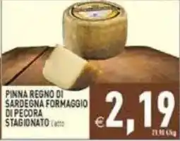 Supermercati Agorà Pinna Regno di Sardegna Formaggio di Pecora Stagionato offerta