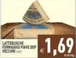 Supermercati Agorà Lattebusche formaggio piave dop vecchio offerta