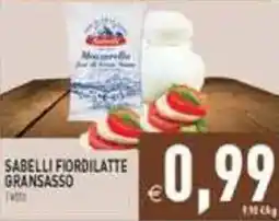 Supermercati Agorà Sabelli fiordilatte gransasso offerta