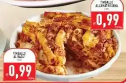 Supermercati Agorà Timballo al ragù offerta