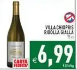 Supermercati Agorà Villa Chioprìs Ribolla Gialla offerta