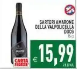 Supermercati Agorà Sartori Amarone della Valpolicella DOCG offerta