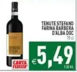 Supermercati Agorà Tenute Stefano Farina Barbera d'Alba Doc offerta