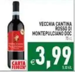 Supermercati Agorà Vecchia Cantina Rosso di Montepulciano DOC offerta