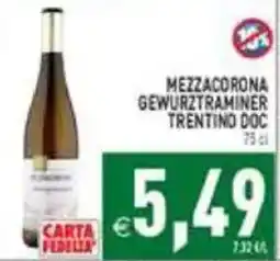Supermercati Agorà Mezzacorona Gewürztraminer Trentino Doc offerta