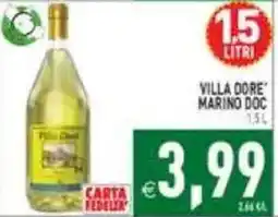 Supermercati Agorà Villa Dore' Marino DOC offerta