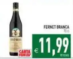 Supermercati Agorà Fernet Branca offerta