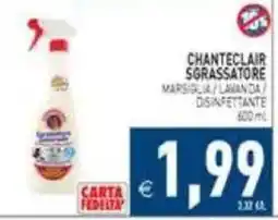 Supermercati Agorà Chanteclair sgrassatore offerta