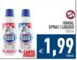 Supermercati Agorà VIAKAL SPRAY / LIQUIDO offerta