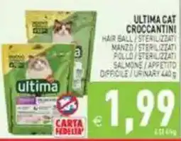 Supermercati Agorà Ultima Cat Crocantini offerta