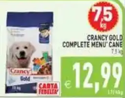 Supermercati Agorà Cranncy Gold Complete Menu Cane offerta