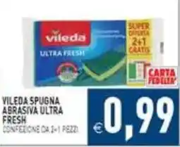 Supermercati Agorà Vileda spugna abrasiva ultra fresh offerta
