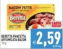 Supermercati Agorà Beretta pancetta affumicata bacon offerta