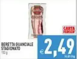 Supermercati Agorà Beretta guanciale stagionato offerta