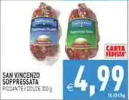 Supermercati Agorà San Vincenzo Soppressata offerta