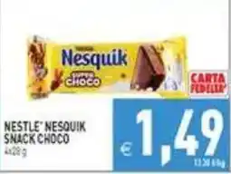 Supermercati Agorà Nestlé Nesquik Snack Choco offerta