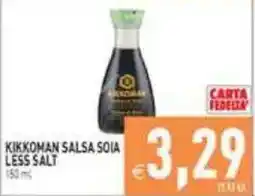 Supermercati Agorà Kikkoman salsa soia less salt offerta