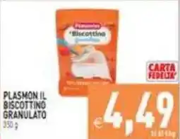 Supermercati Agorà Plasmon il biscottino granulato offerta
